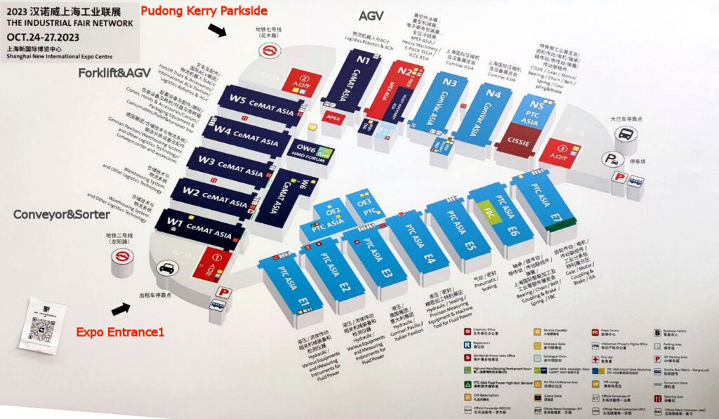 CEMAT ASIA 会場図